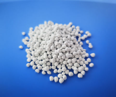 40% Concentration White Plastic Color Masterbatch CaCo3 Material