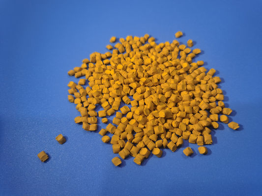 PE Films Injections Yellow Masterbatch 20% Concentration Non Toxic