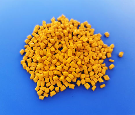 Home Appliances Parts Yellow Masterbatch Supeiror Dispersion PP ABS PS Film Injection
