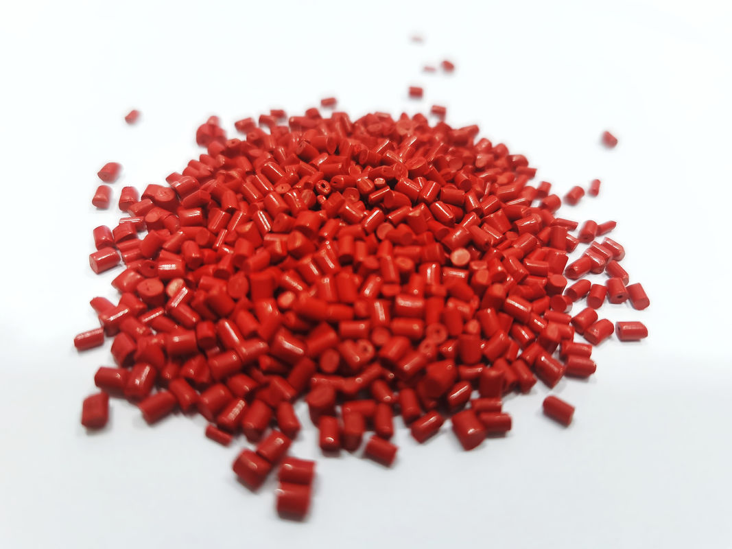 Virgin PE Carrier Red Biodegradable Masterbatch Plastic Film Injection