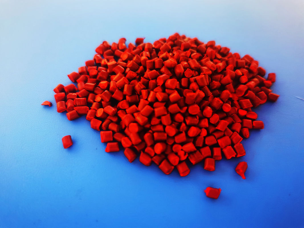PE Carrier Injection Molding Pellets Orange Colour Master Batch